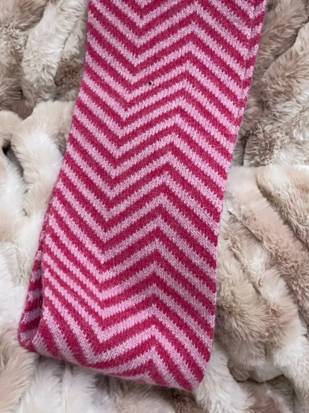 Like new! COACH Pink Winter Scarf